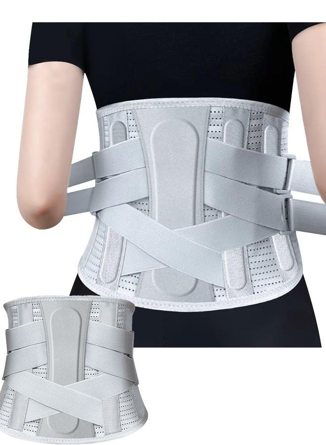 كيلا حزام دعم قطني، دعامة ظهر قطنية عجزية، حزام دعم ظهر قابل للتهوية، لتخفيف آلام أسفل الظهر، مُدفأ ومُشد للانزلاق الغضروفي، وعرق النسا، والجنف (متوسط) - Image 1